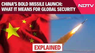 China Missile Test  China TestFires An Intercontinental Ballistic Missile Into The Pacific Ocean [upl. by Galan]