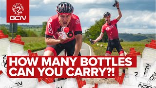 GCNs Grand Tour Domestique Challenge How Many Water Bottles Can You Carry [upl. by Seraphine732]