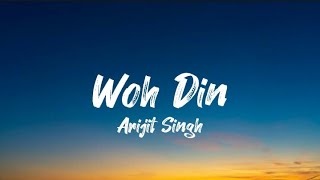 Woh Din Lyric  Chhichhore  Sushant Shraddha  Pritam Amitabh Arijit Singh [upl. by Walkling]