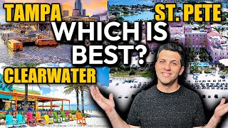 Tampa vs St Petersburg vs Clearwater  Which CITY IS BEST For You [upl. by Sokil]