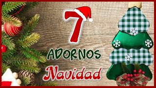 7 IDEAS PARA ADORNAR LAS PUERTAS EN NAVIDAD  Christmas crafts for the door  Manualidades navideñas [upl. by Noillid568]