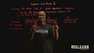 SS2  Sequence and series  Finding Nth term of a given quadratic sequence  Introduction [upl. by Kain]