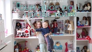 CraftsAdores Huge American Girl Dolls House Tour 2016  PLEASE WATCH IN HD [upl. by Slyke196]