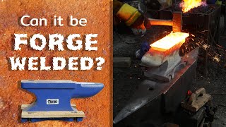 Can You Forge Weld a Face Plate on to a Harbor Freight Anvil [upl. by Kozloski]