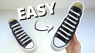 HOW TO BAR LACE CONVERSE EASY Way [upl. by Charbonneau165]