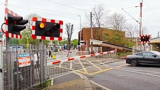 Highams Park Level Crossing London [upl. by Yrahcaz]