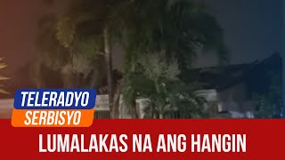 Malakas na hangin dala ng bagyong Pepito habang papalapit sa Catanduanes  16 November 2024 [upl. by Sidras408]