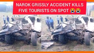 NAROK Grissly Road Accident KLLS 5 Tourist on Spot  NAROK accident Today [upl. by Denys]