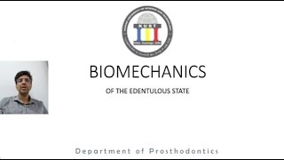 Biomechanics of the Edentulous State [upl. by Ronaele192]