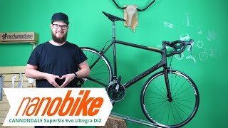 Cannondale SuperSix Evo Ultegra Di2 Rennrad Review  2017 [upl. by Ami]