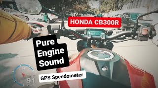 Test Ride Honda CB300R RAW  Pure Engine Sound  Full throttle [upl. by Ahselef38]