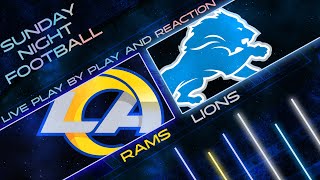 Rams vs Lions Live Play by Play amp Reaction [upl. by Wilen]