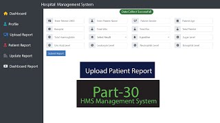 Generate Patient Report and Upload into the portal HMS Part30 [upl. by Fortunato]