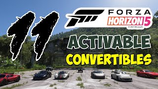 Forza Horizon 5 All activable convertibles [upl. by Anieral]