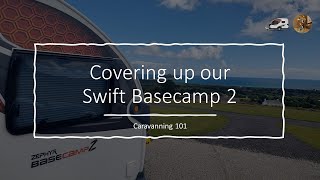 Review of Caravan Cover for our Swift Basecamp  Caravanning 101 [upl. by Itsirk]