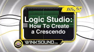 Logic Pro How To Create a Crescendo  WinkSound [upl. by Yennaiv]