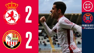 RESUMEN I CyD Leonesa 22 SD Logroñés I PrimeraRFEF I Jornada 27 I Grupo 1 [upl. by Anitnerolf]