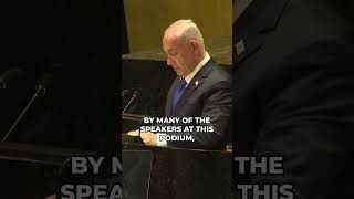 Netanyahu at UN quotI Came to Speak Truthquot [upl. by Anatnahs]