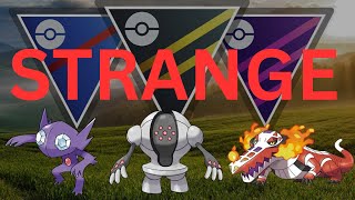 Great League Sableye Registeel Skeledirge team is STRANGE in PokemonGo [upl. by Kcirderf898]