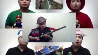 Super Mario Galaxy Medley Voices Violin amp Guitar CoverRemix  String Player Gamer [upl. by Itsrik]