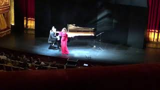 Ainhoa Arteta  Roger Vignoles Teatro de la Zarzuela 10122018Primera propina [upl. by Kassandra112]