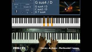 Olorun Agbaye by Nathaniel Bassey Piano Cover by Fred Nwauzor aka FDKEYZ [upl. by Ahsinyt]