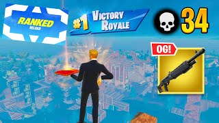 Fortnite Ranked Reload  High Kill Solo vs Squads OG Gameplay Keyboard amp Mouse [upl. by Xaviera]