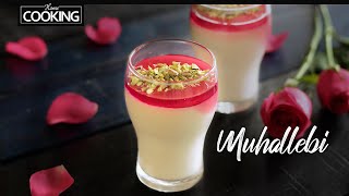 Muhallebi Recipe  Malabi Milk Pudding  Ramadan Recipes  Muhallabia Recipe  Arabic Dessert [upl. by Terrill]