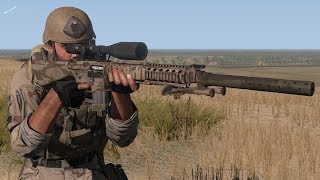 Chris Kyle in Action with KAC SR25 or MK11 mod 1 in ARMA 3 [upl. by Mitzi]