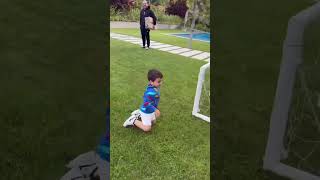 Bro got flabbergasted by his son’s goal [upl. by Marguerite343]