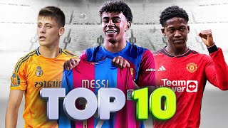 Top 10 Wonderkids In Football 2024 [upl. by Jaala835]