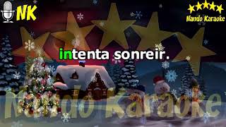 VEN A MI CASA ESTA NAVIDAD  Ricardo Montaner amp Angélica Vale Karaoke [upl. by Adnah]