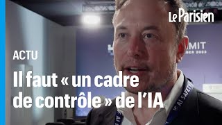 Selon Elon Musk lIA est lune des «plus grandes menaces» pour lhumanité [upl. by Trotta]