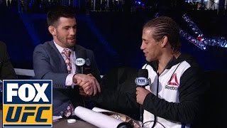 Urijah Faber settles his beef with Dominick Cruz discusses whats next  UFC FIGHT NIGHT [upl. by Aneehsor362]