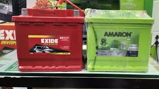 AMARON AND EXIDE SWIFT DIESEL BATTERY [upl. by Nisse]