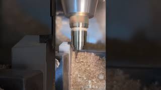 How to Perform One Step Chamfering and Drilling on the SL 36 CNC Lathe with Side Face Power Head？ [upl. by Akzseinga]