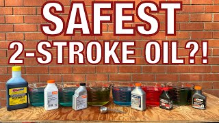 Which 2stroke oil is safest for your small engine Temperature testing 6 of the most popular oils [upl. by Weksler]