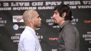 Cotto vs Margarito II press conference [upl. by Pedaiah]