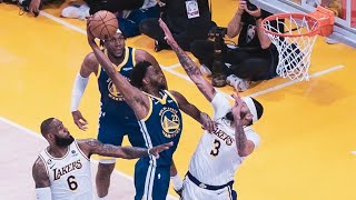 Wiggins Dunks On Davis Lakers Go Up 21 vs Warriors 2023 NBA Playoffs [upl. by Ferdy236]