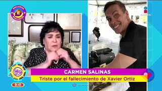 ¡Carmen Salinas revela su última conversación con Xavier Ortiz  Sale el Sol [upl. by Norreg]