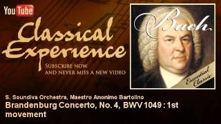 Bach  Brandenburg Concerto No 4 BWV 1049  1st movement  ClassicalExperience [upl. by Aisinoid226]