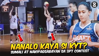 Nakipagsabayan si Kyt sa 3 point shooting sa PBA DRAFT combine Nanalo kaya [upl. by Blaine]