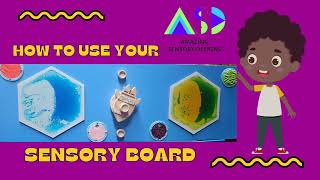 Interactive Sensory Board  Sensory Board Activity Story [upl. by Elma]