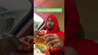 Hungry Try subways Ultimate BMT Sandwich ‼️ foodie mukbang subway foodshorts viralfood [upl. by Tsui]