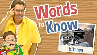 Words to Know  Kitchen Objects 2  Jack Hartmann [upl. by Noeled]