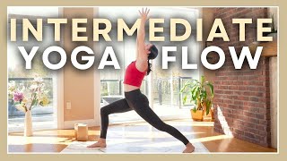 30 min Full Body Yoga  Intermediate Vinyasa Yoga Minimal Cues [upl. by Bose]