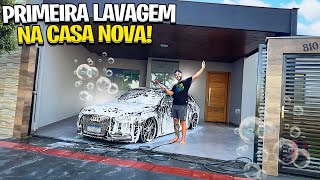 LAVEI O PRIMEIRO CARRO NA CASA NOVA 😍‹ Danilo Crespo › [upl. by Fenton]