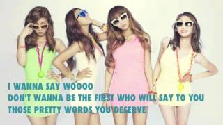 Sistar  Loving U English Version [upl. by Einafets]