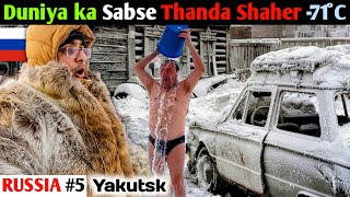 Shocking Extreme Life in World’s Coldest City 71°C Yakutsk Russia 🇷🇺😱 [upl. by China650]