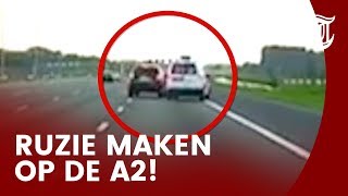 Gevaarlijk katenmuisspel op A2 [upl. by Ettelegna501]